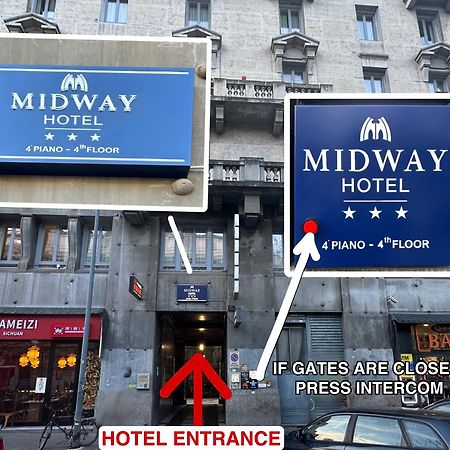 Hotel Midway Milão Exterior foto
